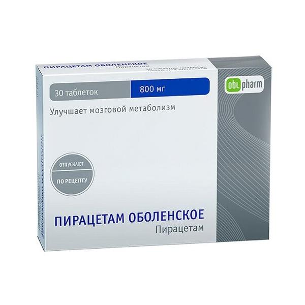 Пирацетам Оболенское таб. п/о 800 мг №30