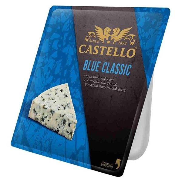 Сыр Castello Blue Classic мягкий с голубой плесенью 50%