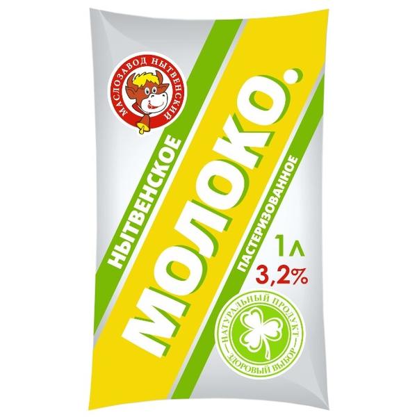 Молоко Маслозавод Нытвенский пастеризованное 3.2%, 1 л