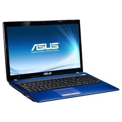 ASUS K53Sd (Core i5 2350M 2300 Mhz/15.6"/1366x768/4096Mb/320Gb/DVD-RW/NVIDIA GeForce 610M/Wi-Fi/Win 7 HB)