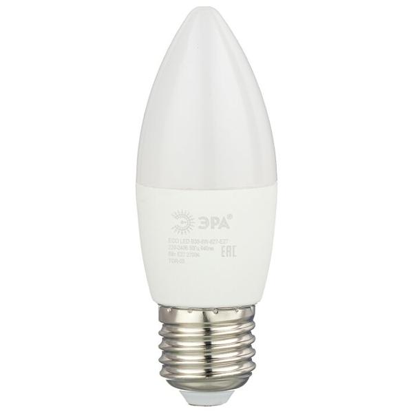 Упаковка светодиодных ламп 3 шт ЭРА Б0030020, E27, B35, 8Вт
