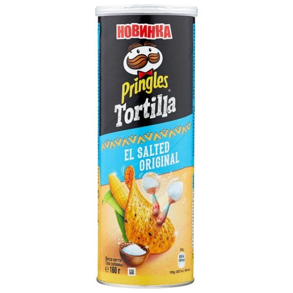 Чипсы Pringles Tortilla кукурузные El Salted Original