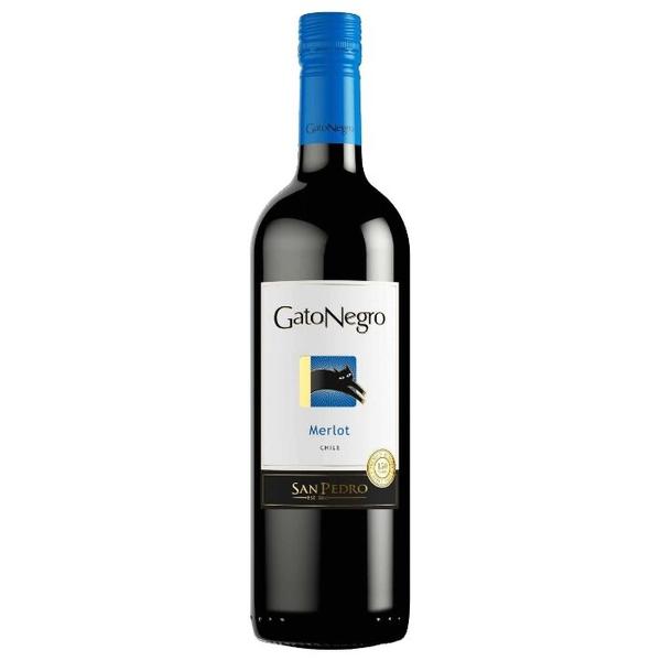 Вино Gato Negro Merlot, 2017, 0.75 л