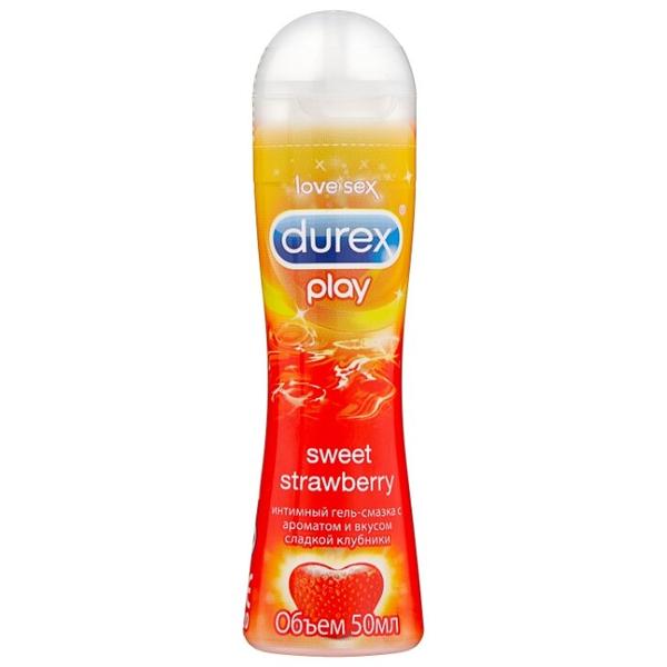 Гель-смазка Durex Play Sweet Strawberry с ароматом сладкой клубники