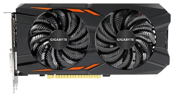 GIGABYTE GeForce GTX 1050 Ti 1328Mhz PCI-E 3.0 4096Mb 7008Mhz 128 bit DVI 3xHDMI HDCP Windforce OC