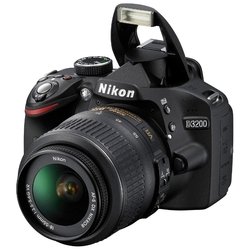 Nikon D3200 Kit (black 24.2Mpix 18-55VR II 3 1080p SD, Набор с объективом EN-EL14)