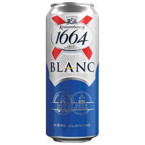 Пивной напиток светлый Kronenbourg 1664 Blanc 0.45 л