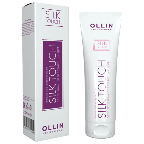 OLLIN Professional Silk Touch крем для волос безаммиачный осветляющий, 250 мл