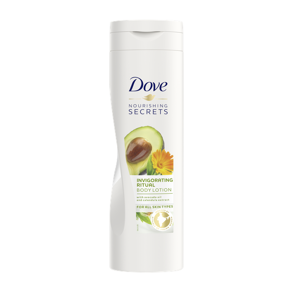 Лосьон для тела Dove Nourishing Secret пробуждающий с маслом авокадо и экстрактом календулы