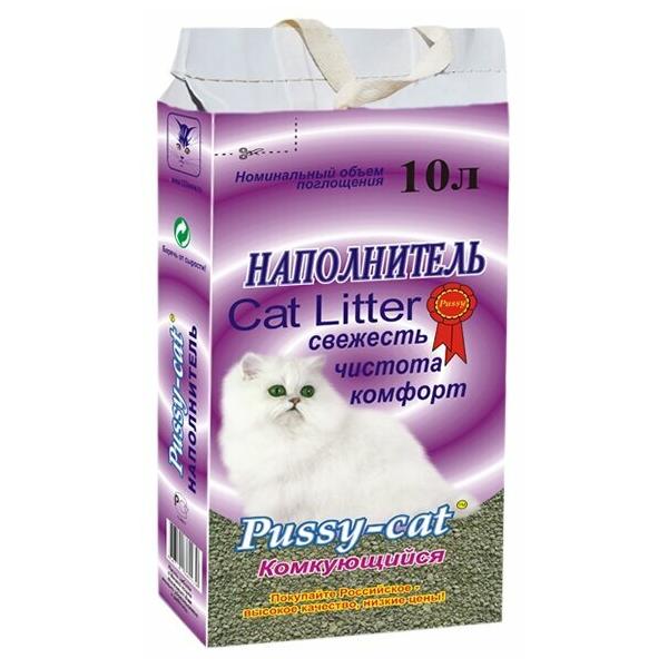Комкующийся наполнитель Pussy-Cat 10 л