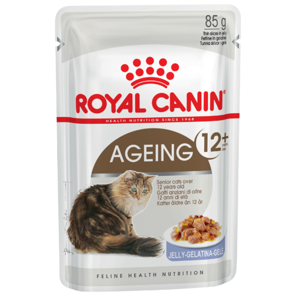Корм для пожилых кошек Royal Canin Ageing +12 85 г (кусочки в желе)