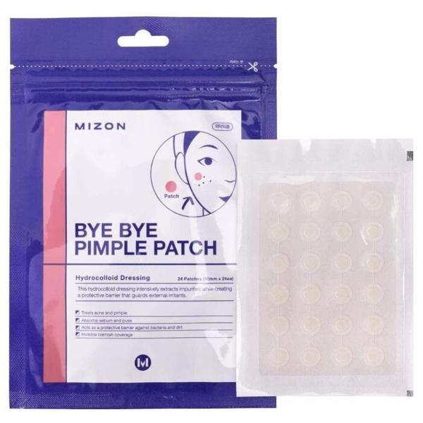 Mizon Противовоспалительные патчи от прыщей Bye Bye Pimple Patch