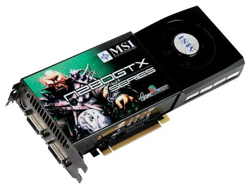 MSI GeForce GTX 280 602Mhz PCI-E 2.0 1024Mb 2214Mhz 512 bit 2xDVI TV HDCP YPrPb