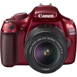 Canon EOS 1100D Kit (12Mpix 18-55ISII 2.7 720p SDXC, Набор с объективом LP-E10) (красный)