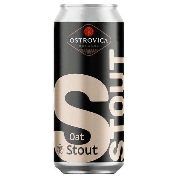Пиво Ostrovica, Oatmeal Stout, in can, 0.5 л