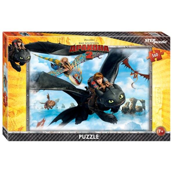 Пазл Step puzzle DreamWorks Драконы (97026), 560 дет.