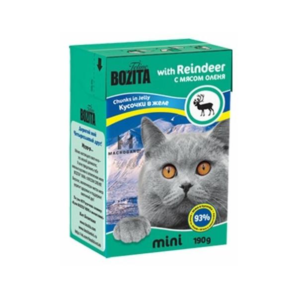 Корм для кошек Bozita MINI с олениной 190 г (кусочки в соусе)
