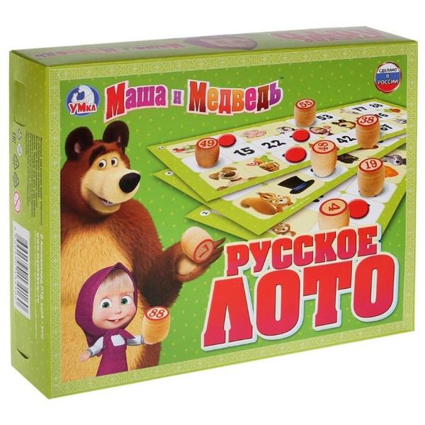 Настольная игра Умка Маша и медведь. Русское лото