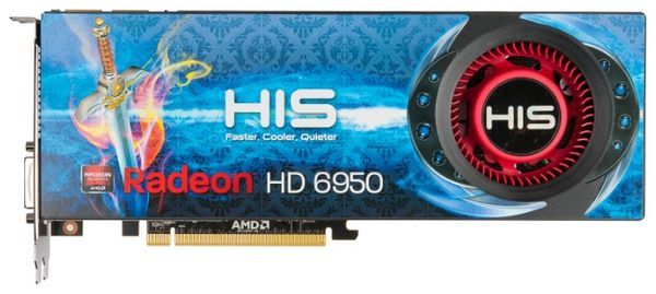 HIS Radeon HD 6950 800Mhz PCI-E 2.1 2048Mb 5000Mhz 256 bit 2xDVI HDMI HDCP