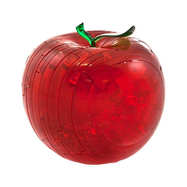 3D-пазл Crystal Puzzle Красное яблоко (90005), 44 дет.