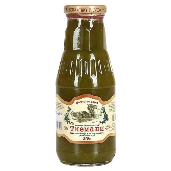 Соус Богатство вкуса Ткемали зеленый кисло-сладкий, 310 г