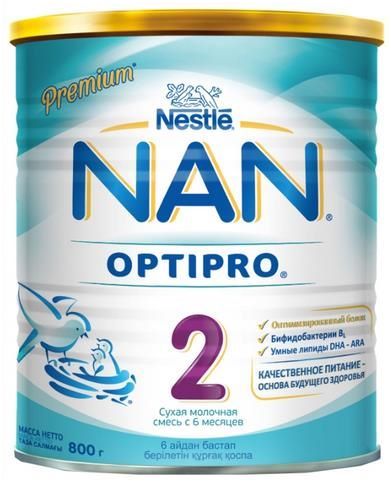 NAN (Nestlé) 2 Optipro (с 6 месяцев) 800 г