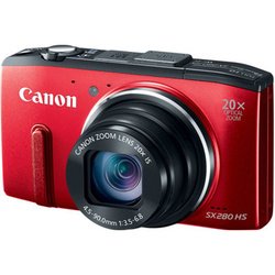 Canon PowerShot SX280 HS (red 12.1Mpix Zoom20x 3 1080 SDHC CMOS IS WiFi GPS NB-6L)