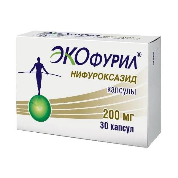 Экофурил капс. 200 мг №30