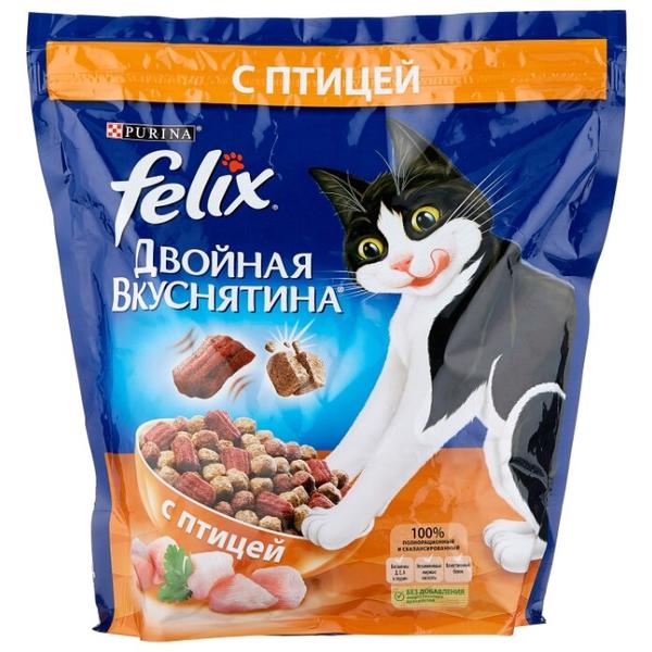 Корм для кошек Felix Двойная вкуснятина с птицей