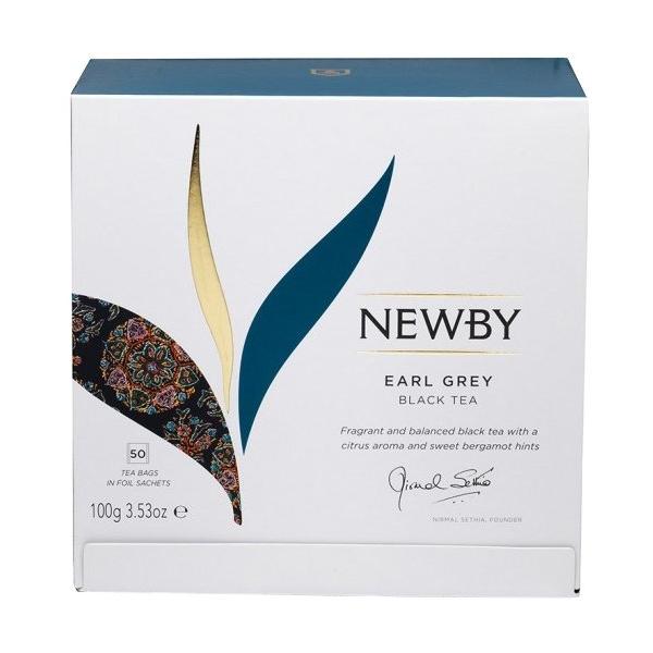 Чай черный Newby Earl grey в пакетиках
