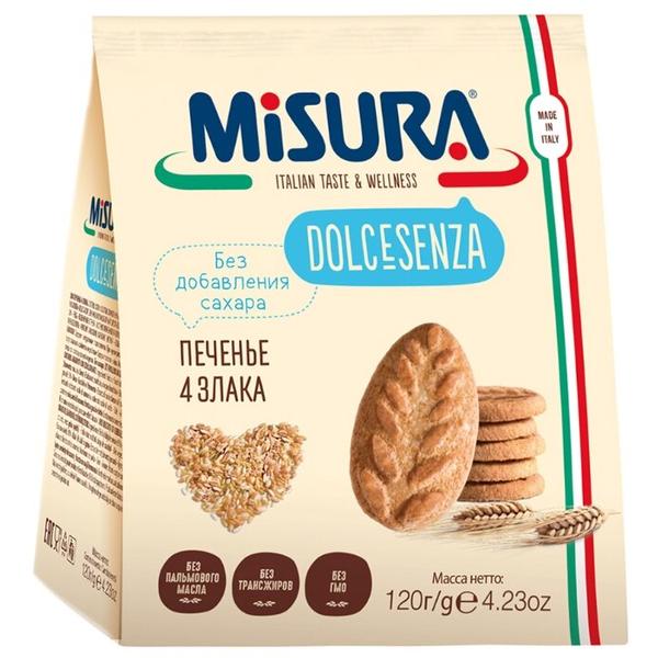 Печенье Misura Dolcesenza 4 злака, 120 г