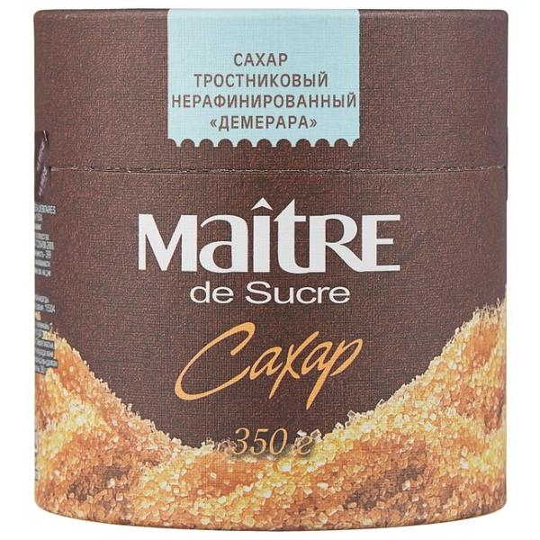 Сахар Maitre Демерара тростниковый коричневый, картонная упаковка