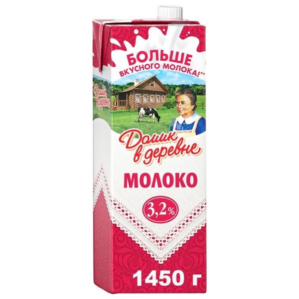 Молоко Домик в деревне ультрапастеризованное 3.2%, 1.412 л