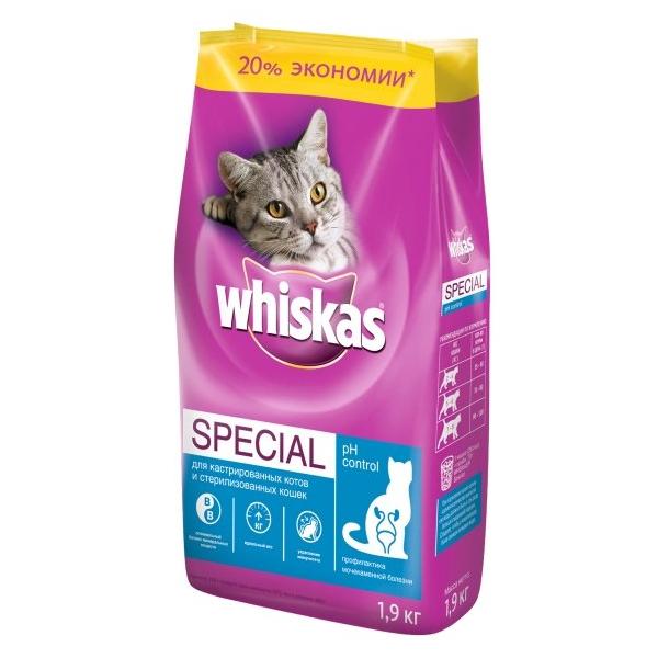 Корм для стерилизованных кошек Whiskas