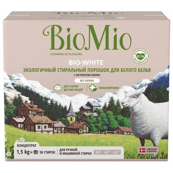 Стиральный порошок BioMio BIO-WHITE с экстрактом хлопка