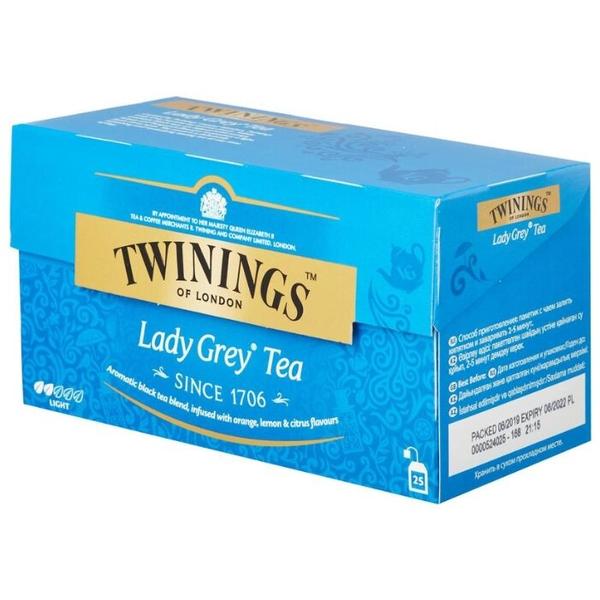 Чай черный Twinings Lady Grey, в пакетиках