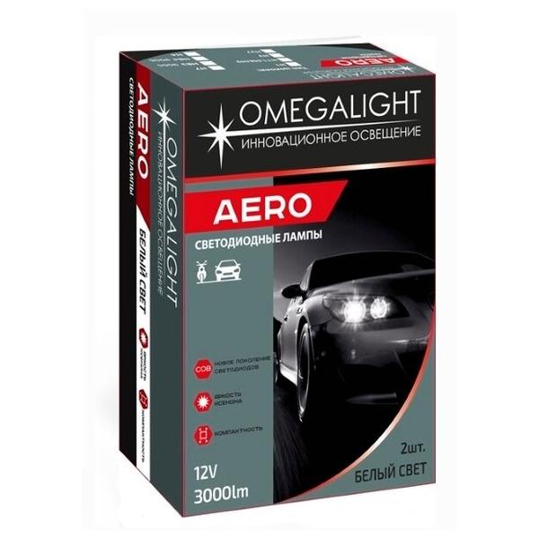 Лампа автомобильная светодиодная Omegalight Aero OLLEDH4AERO-2 H4 18/24W 2 шт.