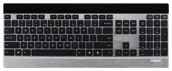 Rapoo Wireless Ultra-slim Touch Keyboard E9270P Silver USB