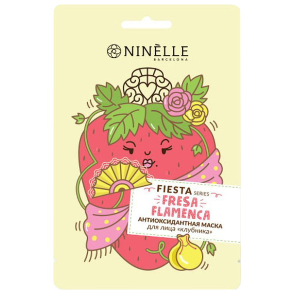 Ninelle Fiesta антиоксидантная маска Клубника