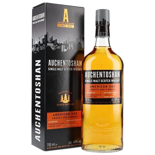 Виски Auchentoshan American Oak 3 года 0.7 л, подарочная упаковка