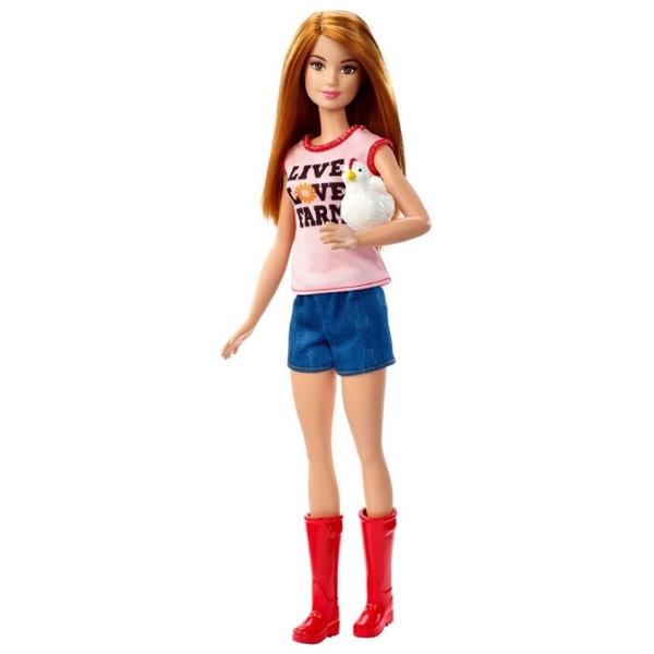 Набор игровой Barbie Кем быть? Куриный фермер, 29 см, FXP15