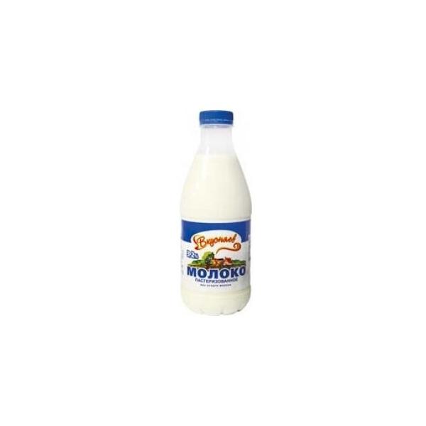 Молоко Вкусняев пастеризованное 3.2%, 0.93 кг