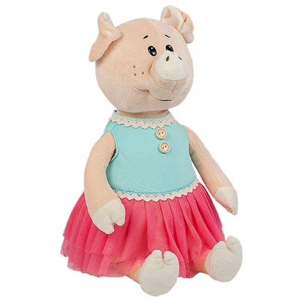 Мягкая игрушка Maxitoys Свинка Даша в ярком платье 21 см