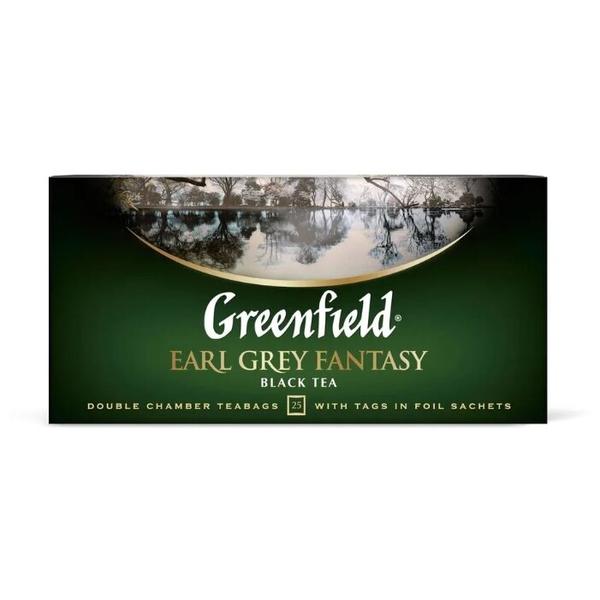 Чай черный Greenfield Earl Grey Fantasy в пакетиках