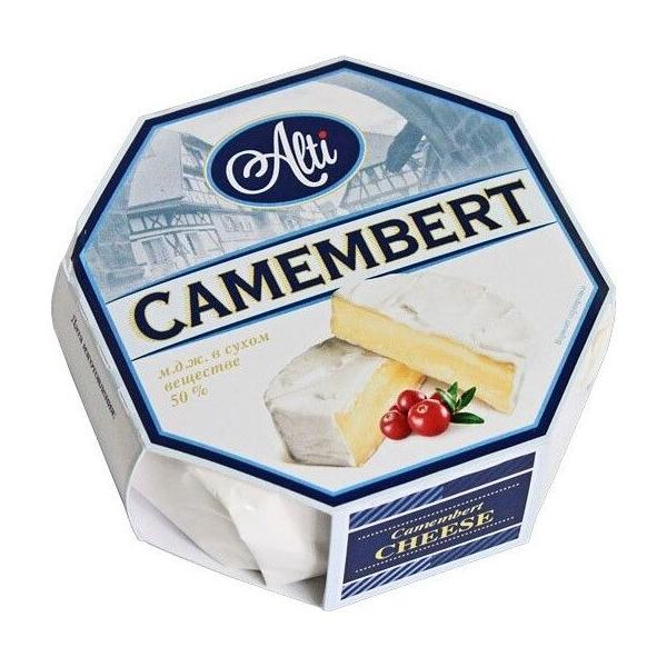 Сыр Alti мягкий камамбер с белой плесенью 50%