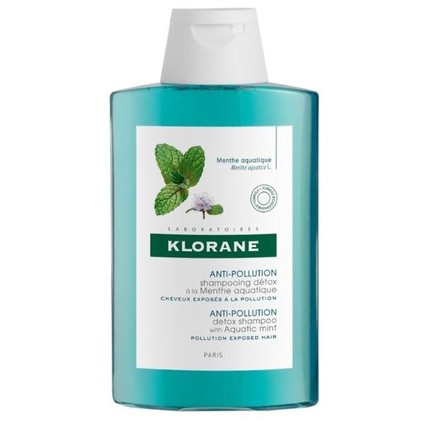 Klorane шампунь Anti-Pollution detox with Aquatic Mint