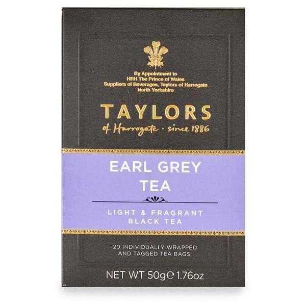 Чай черный Taylors of Harrogate Earl Grey в пакетиках