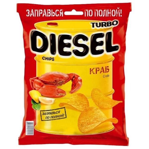 Чипсы Turbo Diesel картофельные Краб