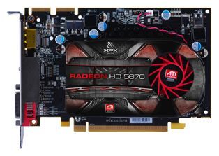 XFX Radeon HD 5670 775Mhz PCI-E 2.1 1024Mb 4000Mhz 128 bit DVI HDMI HDCP