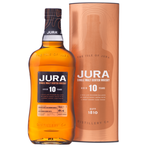 Виски Jura, 10 лет, 0.7 л, подарочная упаковка